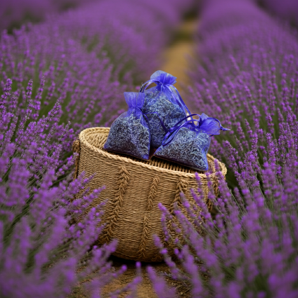Campo di lavanda in fiore